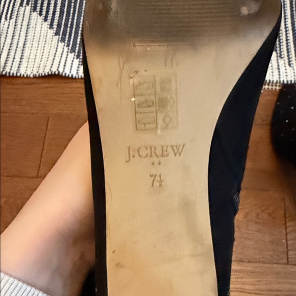 J. Crew Black Rhinestone Booties - Picture 4 of 6